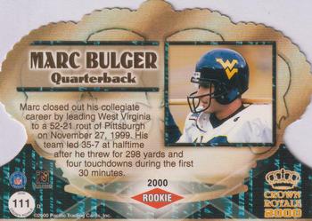 2000 Pacific Crown Royale #111 Marc Bulger Back