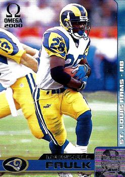2000 Pacific Omega #113 Marshall Faulk Front