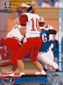 2000 Pacific Omega #191 Tom Brady Front