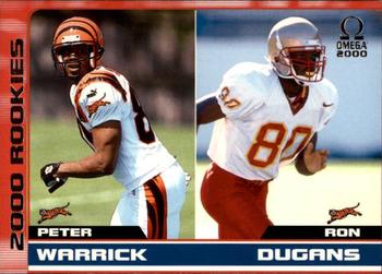 2000 Pacific Omega #228 Peter Warrick / Ron Dugans Front