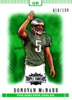 2007 Topps Triple Threads - Emerald #6 Donovan McNabb Front