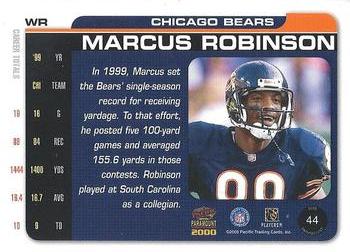 2000 Pacific Paramount #44 Marcus Robinson Back