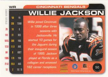 2000 Pacific Paramount #50 Willie Jackson Back