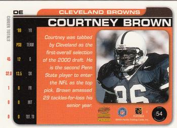 2000 Pacific Paramount #54 Courtney Brown Back