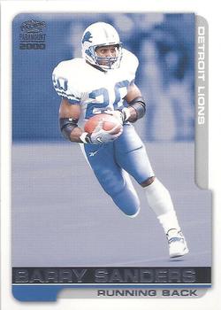 2000 Pacific Paramount #85 Barry Sanders Front