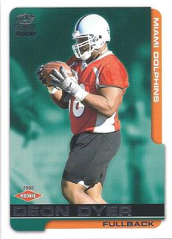 2000 Pacific Paramount #121 Deon Dyer Front