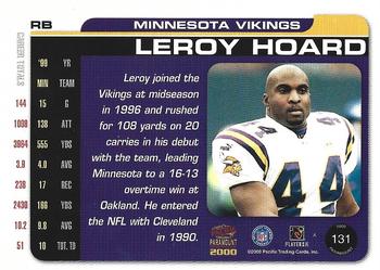 2000 Pacific Paramount #131 Leroy Hoard Back