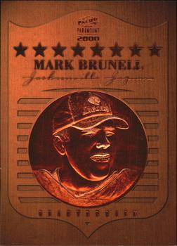 2000 Pacific Paramount - Sculptures #5 Mark Brunell Front