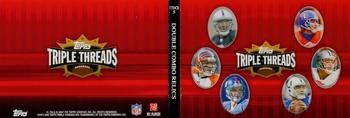 2007 Topps Triple Threads - Relic Double Combos Red #5 JaMarcus Russell / Carson Palmer / Eli Manning / Peyton Manning / Troy Aikman / John Elway Back