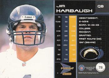 2000 Pacific Prism Prospects #78 Jim Harbaugh Back