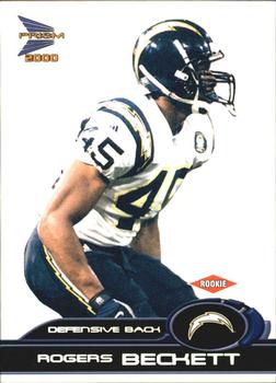 2000 Pacific Prism Prospects #180 Rogers Beckett Front