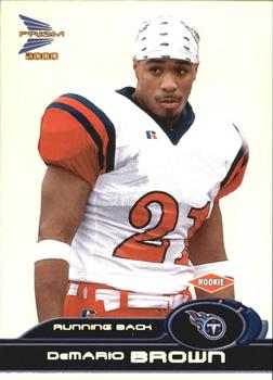 2000 Pacific Prism Prospects #194 Demario Brown Front