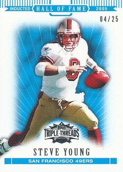 2007 Topps Triple Threads - Sapphire #100 Steve Young Front