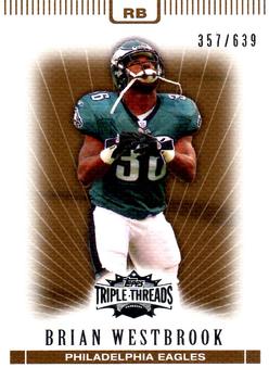 2007 Topps Triple Threads - Sepia #30 Brian Westbrook Front