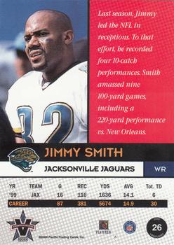 2000 Pacific Vanguard #26 Jimmy Smith Back