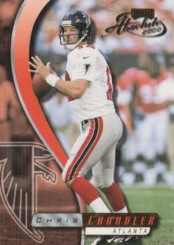 2000 Playoff Absolute #5 Chris Chandler Front