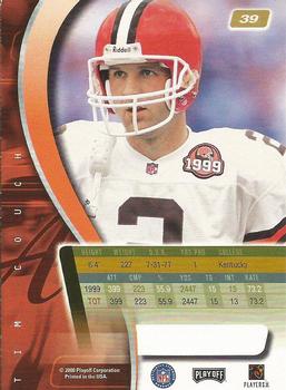 2000 Playoff Absolute #39 Tim Couch Back