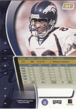 2000 Playoff Absolute #51 Rod Smith Back