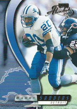 2000 Playoff Absolute #58 Barry Sanders Front
