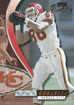 2000 Playoff Absolute #76 Tony Gonzalez Front