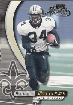 2000 Playoff Absolute #92 Ricky Williams Front