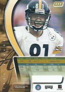 2000 Playoff Absolute #111 Troy Edwards Back