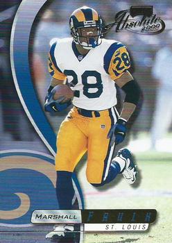 2000 Playoff Absolute #128 Marshall Faulk Front