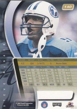2000 Playoff Absolute #140 Steve McNair Back