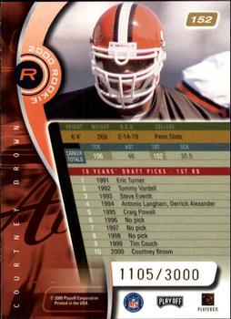 2000 Playoff Absolute #152 Courtney Brown Back