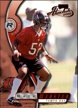 2000 Playoff Absolute #200 Nate Webster Front