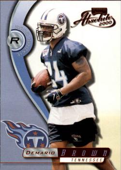 2000 Playoff Absolute #242 Demario Brown Front