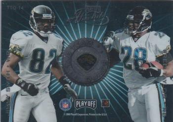 2000 Playoff Absolute - Tag Team Quads #TTQ-14 Keenan McCardell / Mark Brunell / Jimmy Smith / Fred Taylor Back