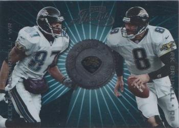 2000 Playoff Absolute - Tag Team Quads #TTQ-14 Keenan McCardell / Mark Brunell / Jimmy Smith / Fred Taylor Front