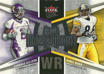 2007 Ultra - Comparisons #UC-AW Aundrae Allison / Hines Ward Front