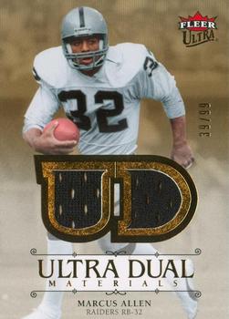 2007 Ultra - Dual Materials Gold #UDM-AL Marcus Allen Front