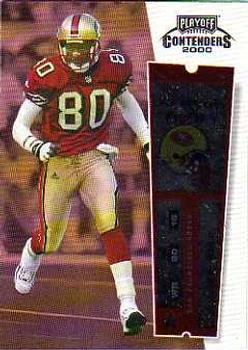 2000 Playoff Contenders #75 Jerry Rice Front