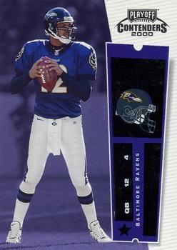 2000 Playoff Contenders #7 Tony Banks Front