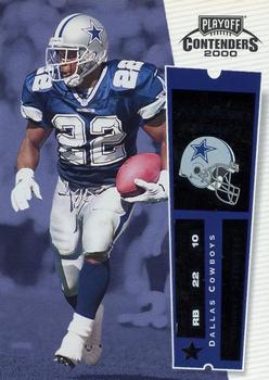 2000 Playoff Contenders #23 Emmitt Smith Front