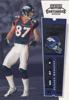 2000 Playoff Contenders #28 Ed McCaffrey Front