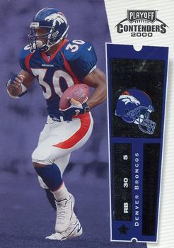 2000 Playoff Contenders #32 Terrell Davis Front