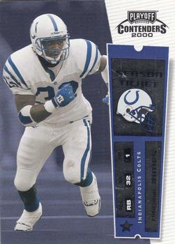 2000 Playoff Contenders #40 Edgerrin James Front