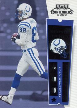 2000 Playoff Contenders #41 Marvin Harrison Front