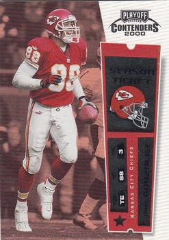 2000 Playoff Contenders #47 Tony Gonzalez Front