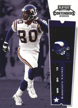 2000 Playoff Contenders #52 Cris Carter Front