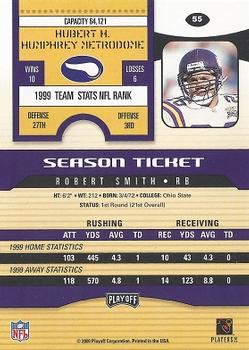 2000 Playoff Contenders #55 Robert Smith Back