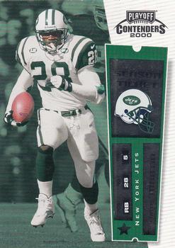 2000 Playoff Contenders #61 Curtis Martin Front