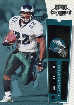2000 Playoff Contenders #68 Duce Staley Front
