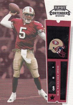 2000 Playoff Contenders #74 Jeff Garcia Front