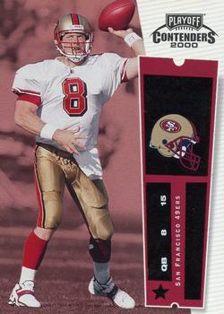 2000 Playoff Contenders #76 Steve Young Front
