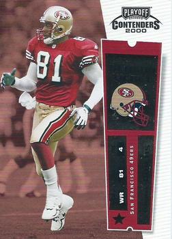 2000 Playoff Contenders #77 Terrell Owens Front